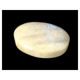 Oval-Cut Moonstone, 2 Inches Long