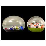 Millefiori Glass Paperweights