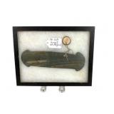 Framed Artifact Display with Tag