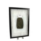 Stone Artifact in Display Frame