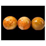 Carnelian Agate Spheres, 1.5 Inch