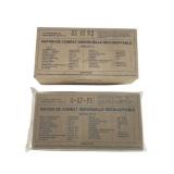 Two Vintage French Military Rations