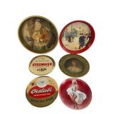Vintage Beer Trays/Displays/M. Monroe Plate