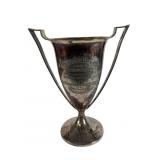 Engraved Silver-Colored Trophy Cup