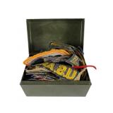 Metal Military Box with Patches