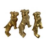 Three Mack Truck Metal Emblems