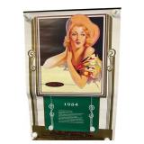 1934 Advertising Calendar with Illustration