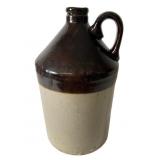 12-Inch Two-Tone Glazed Stoneware Jug