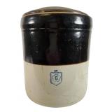 Stoneware Crock with Lid, 6-Gallon