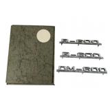 3 Mack Truck Chrome Ornaments +Official Booklet