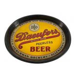 Daeufers Peerless Beer Advertising Tray