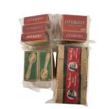 Vintage Lifebuoy and SweetHeart Soaps