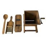 Vintage Universal Fruit Crusher & Primitive Kitche