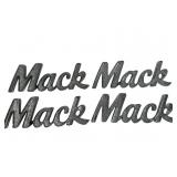 Four Mack Truck Ornaments