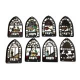 8 EFM Cast Iron Decorative Trivets