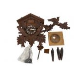 Carved Wood Cuckoo Clock with Parts