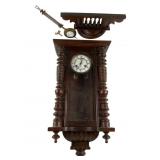 Wooden Grandson Pendulum Mantel Clock, 20 Inches T