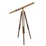 Brass Telescope on Tripod