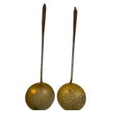 Brass Skimmer & Ladle with Iron Handles