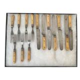 Lamson Goodnow Steel & Bone Cutlery Set