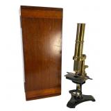 Civil War Era U.S. Army Brass Microscope