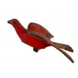 Painted Cast Iron Cardinal