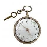 Graham London Pocket Watch w/ Silver Case