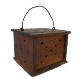 Antique Wooden Foot Warmer