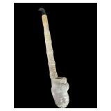 Meerschaum Carved Sultan Head Pipe