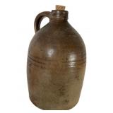 E.W. Farrington Elmira, NY Stoneware Jug