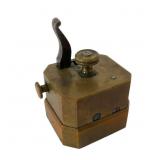 Antique Brass Scarification Device