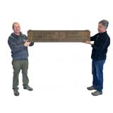 Amazing 1848 German Carved House Plaque