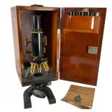 Antique Spencer Microscope with Case