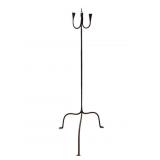 Wrought-Iron Candle and Rushlight Holder