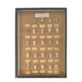 Framed Display of Excavated Civil War Bullets