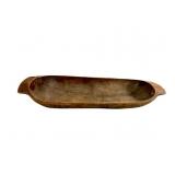 Antique Hand Carved Treenware Wooden Trough