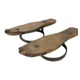 Two 18th-Century Wood and Iron Pattens