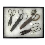 Four Pairs of Antique Shears