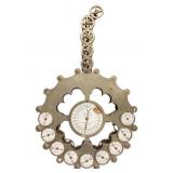 Industrial-Style Gas Flow Meter with Gears