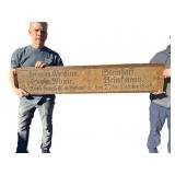 1848 German Carved House Plaque