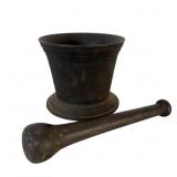 Cast Iron Mortar & Pestle