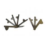 2 Civil War Era Brass Fleams