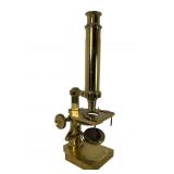 R & J Beck Brass Microscope
