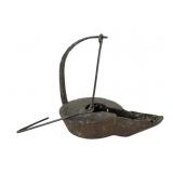 Primitive Betty Lamp, Iron