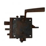 Antique Industrial Door Lock with Key