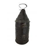 Primitive Pierced Tin Lantern