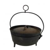 Large Cast Iron Kettle With Lid