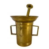 Brass Mortar and Pestle