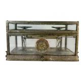 Antique Torsion Balance Scale in Glass Case