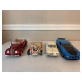 Four Diecast Model Cars